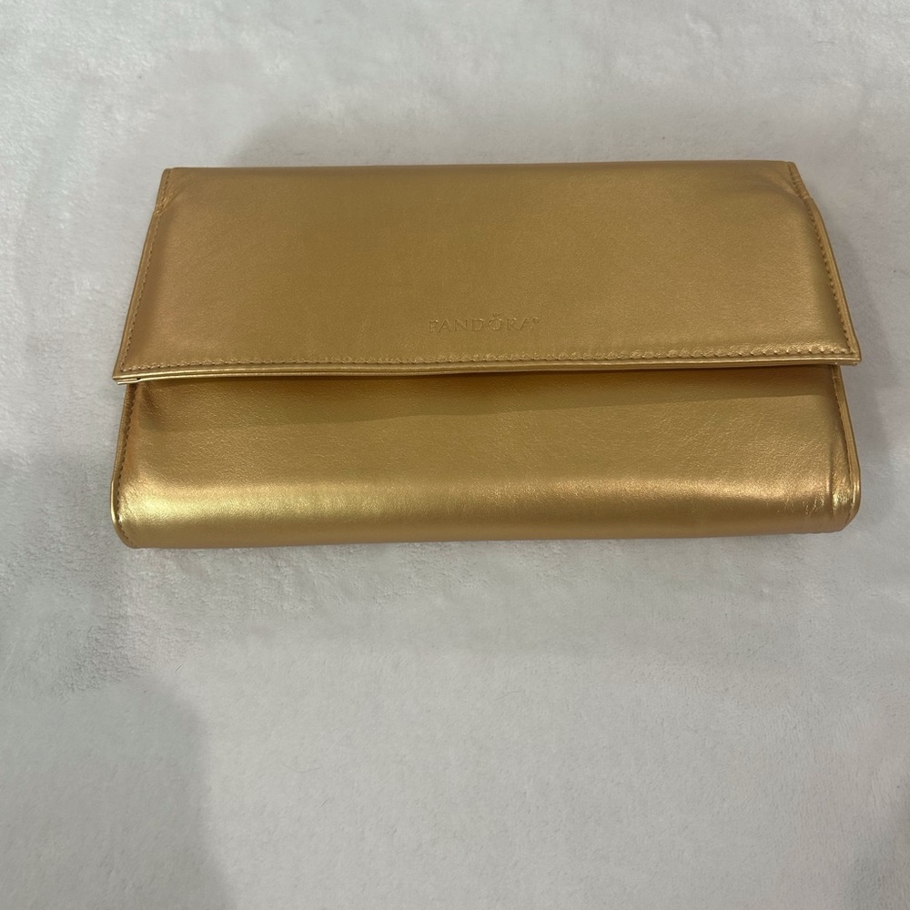 Gold Pandora Clutch Bag